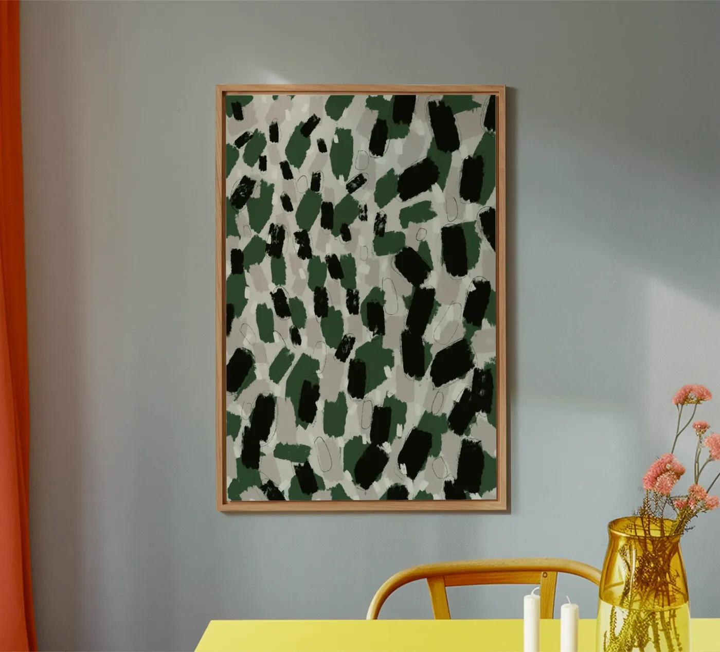 Green Pattern forex plate by treechild