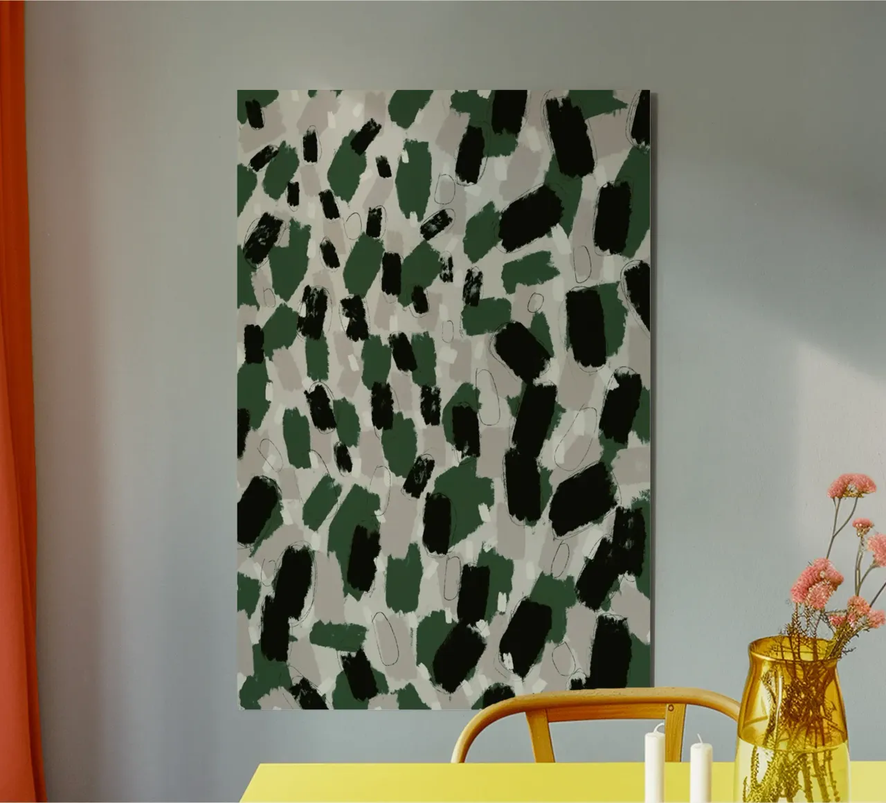 Green Pattern forex plate by treechild