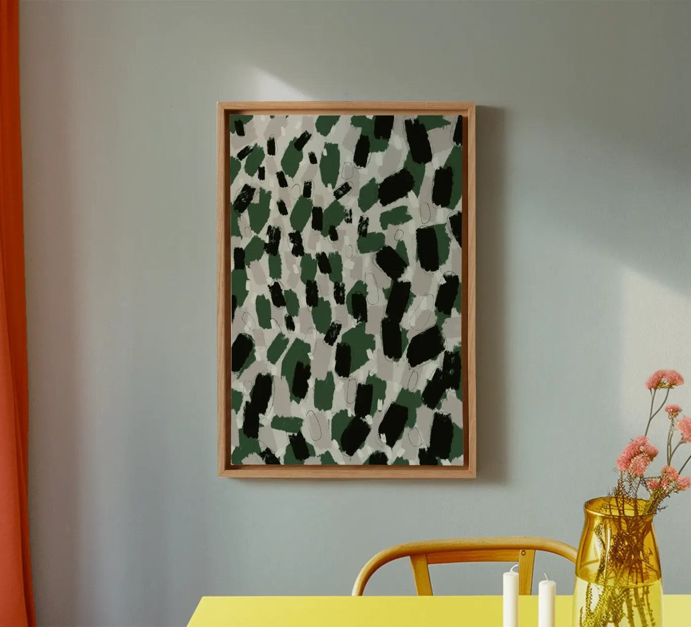 Green Pattern tela da treechild