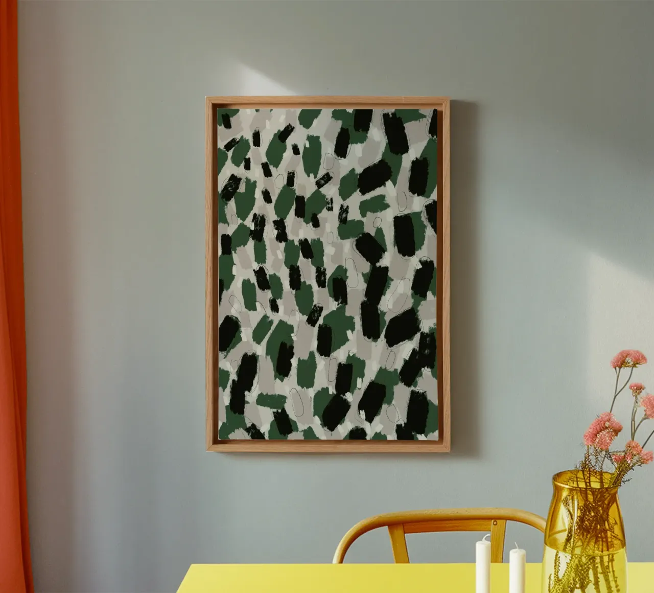 Green Pattern tela da treechild