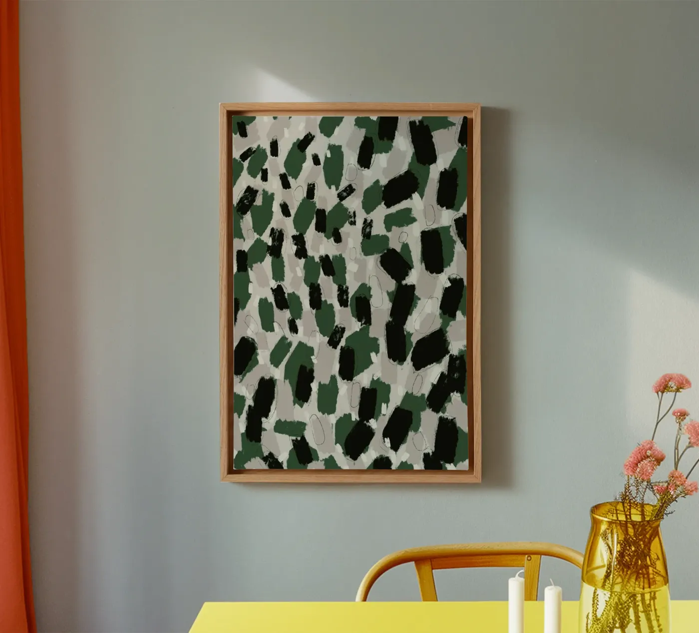 Green Pattern tela da treechild