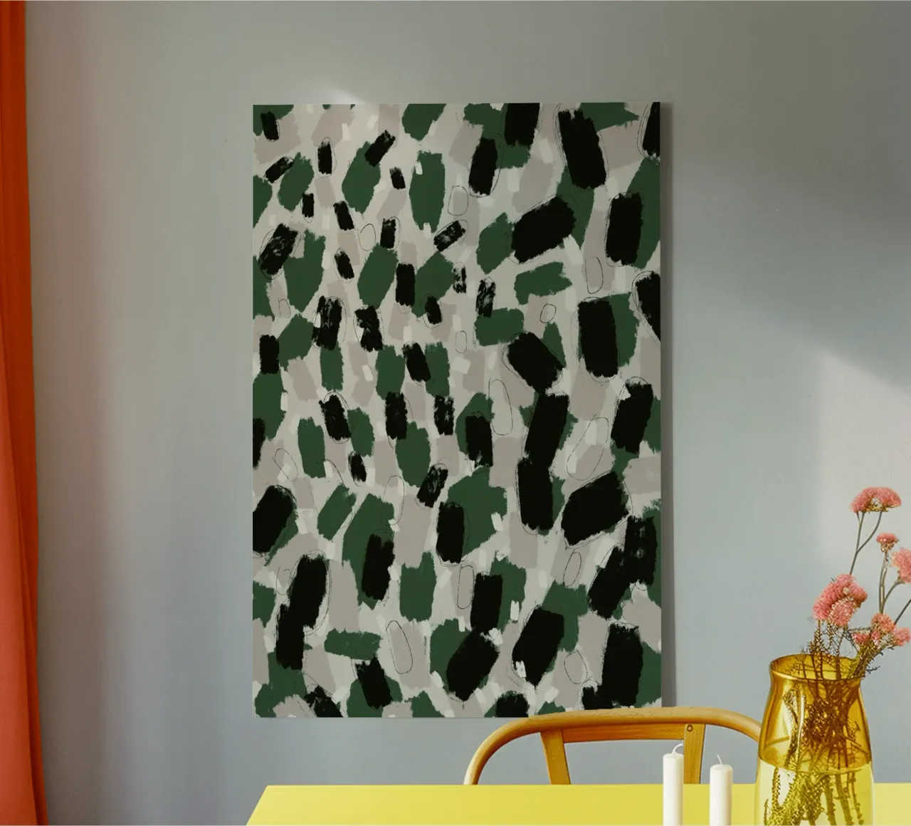 Green Pattern tela da treechild