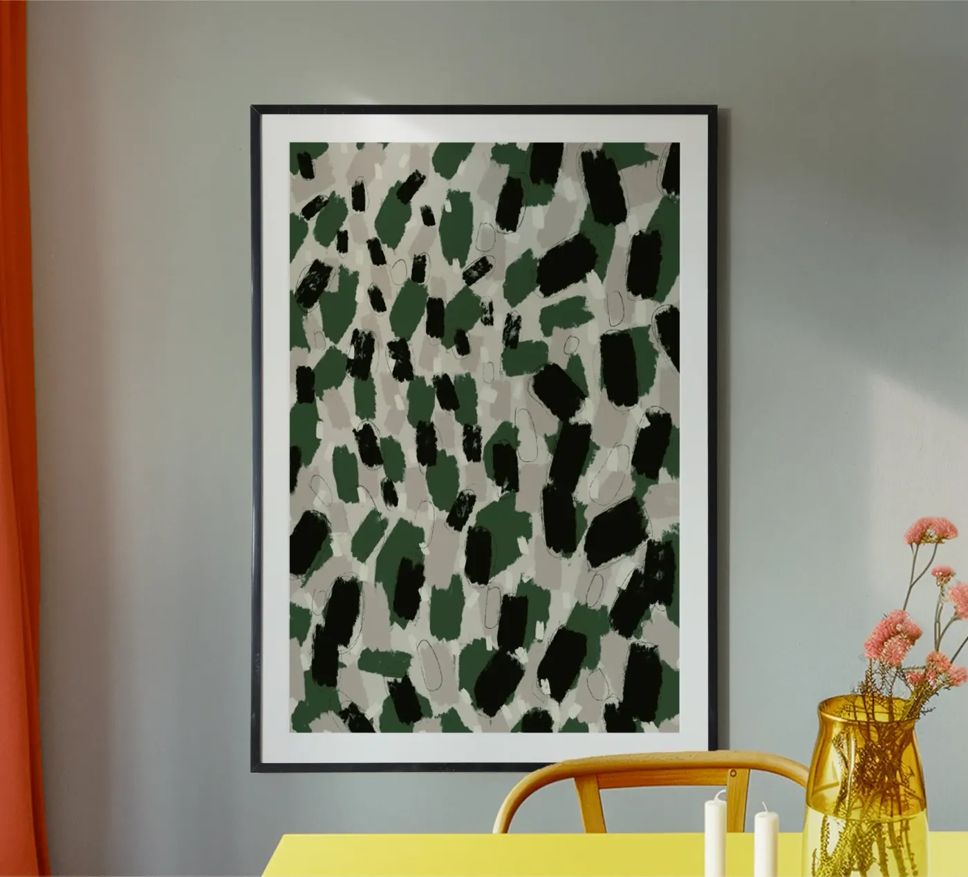 Green Pattern poster da treechild