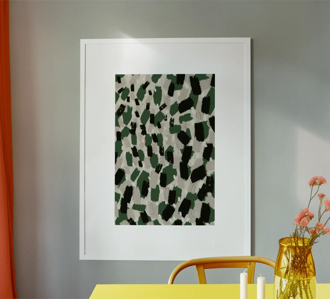 Green Pattern poster da treechild