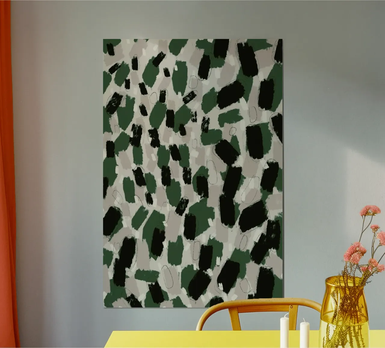 Green Pattern poster da treechild