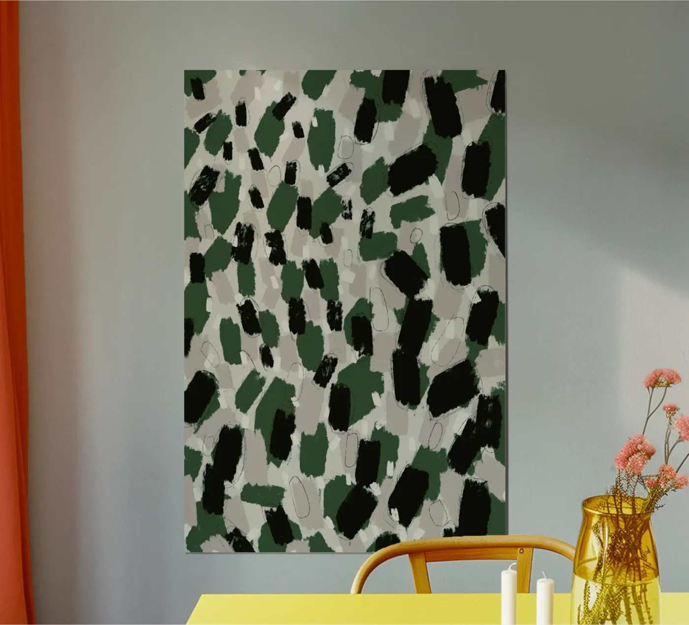 Green Pattern poster da treechild