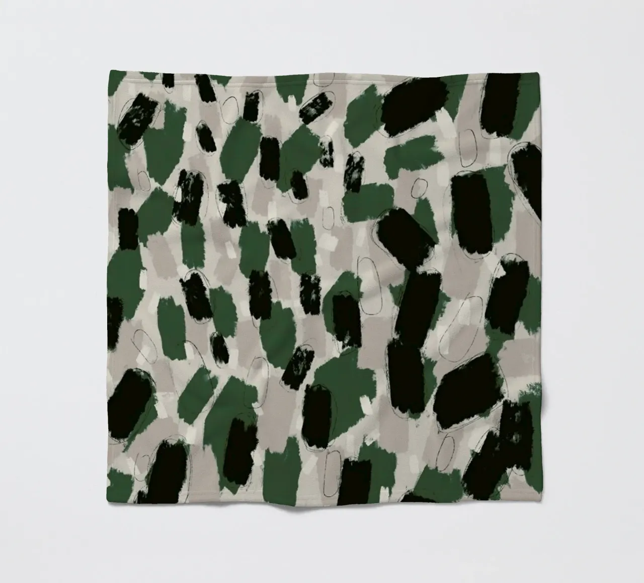 Green Pattern fleecedeken van treechild