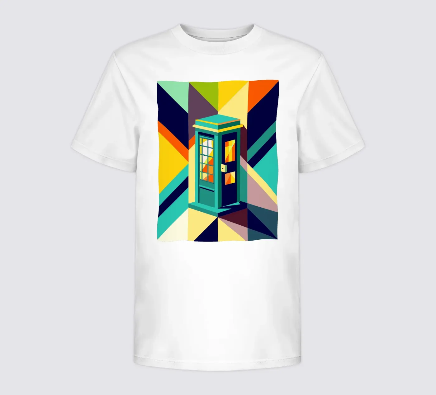 phone booth vector t-shirt bambini da zaidza