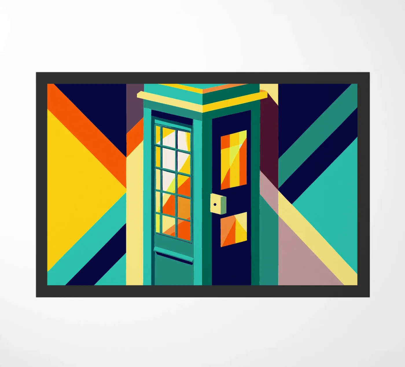 phone booth vector paillasson de zaidza