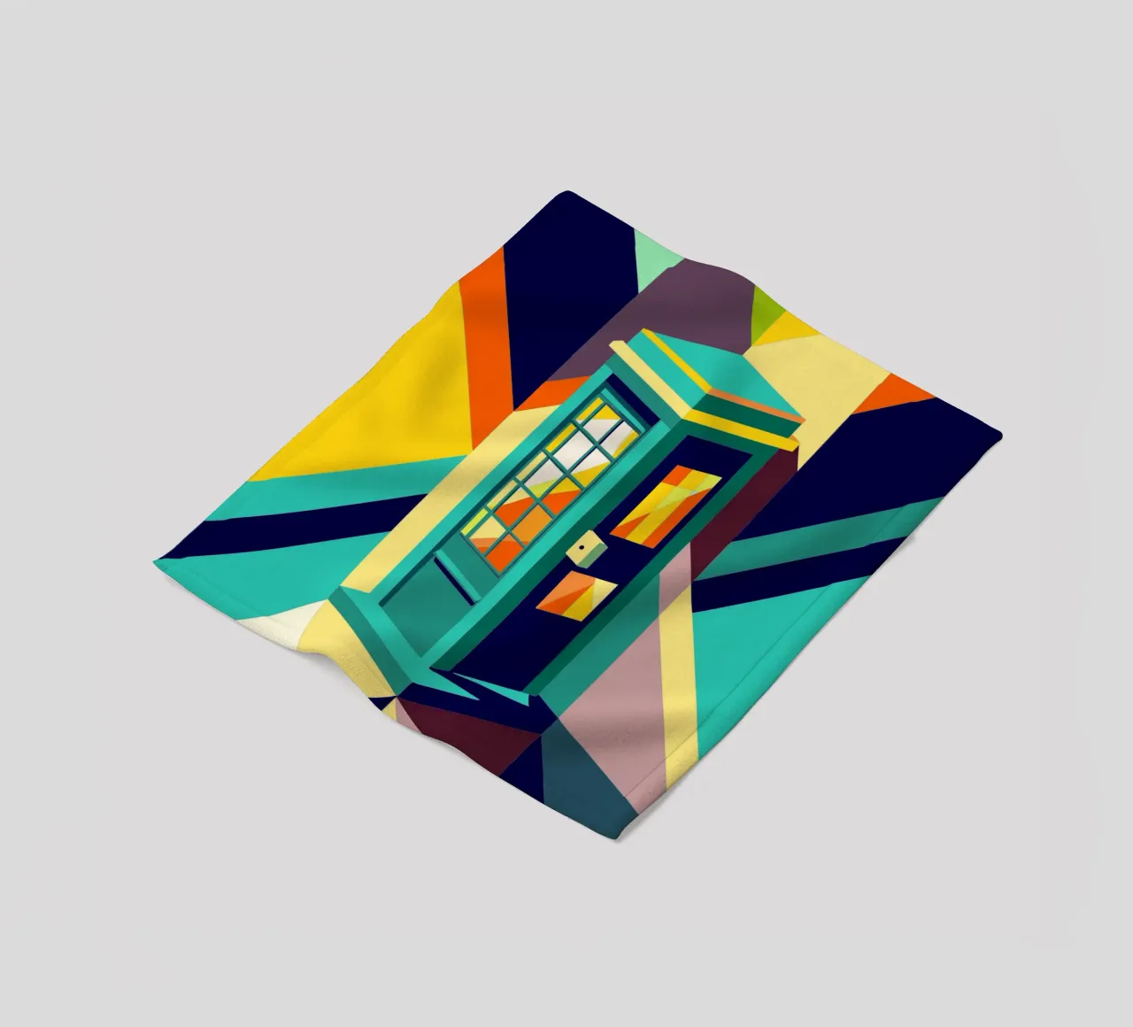 telefooncel vector fleecedeken van zaidza