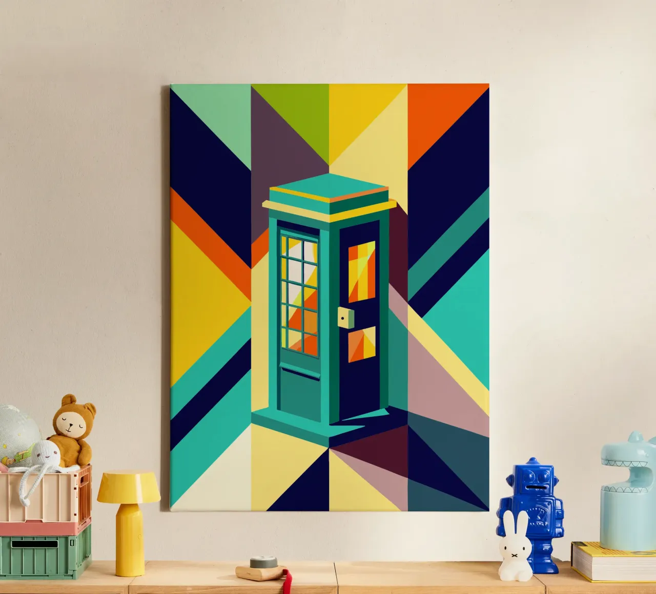 telefooncel vector canvas met Baklijst van zaidza