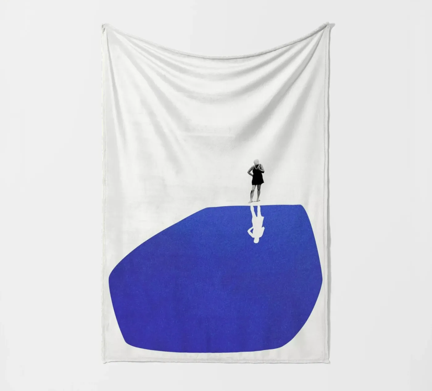 Self Reflection fleece blanket by Maarten Léon