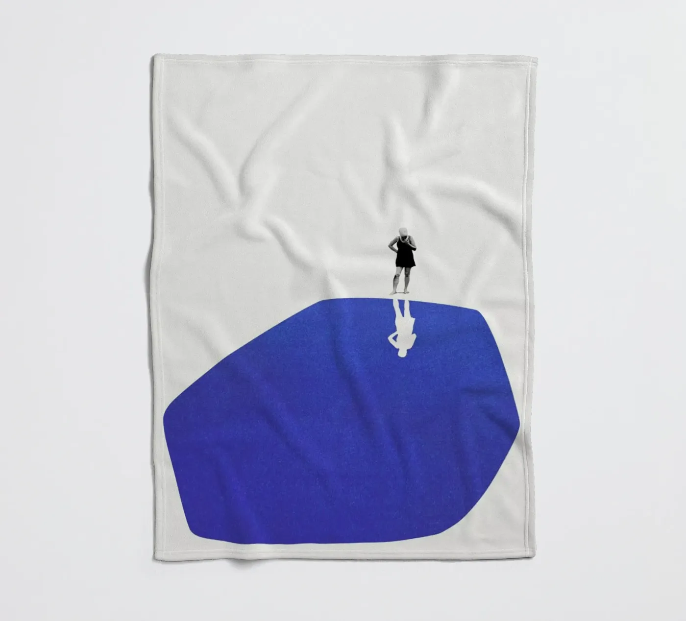 Self Reflection fleece blanket by Maarten Léon