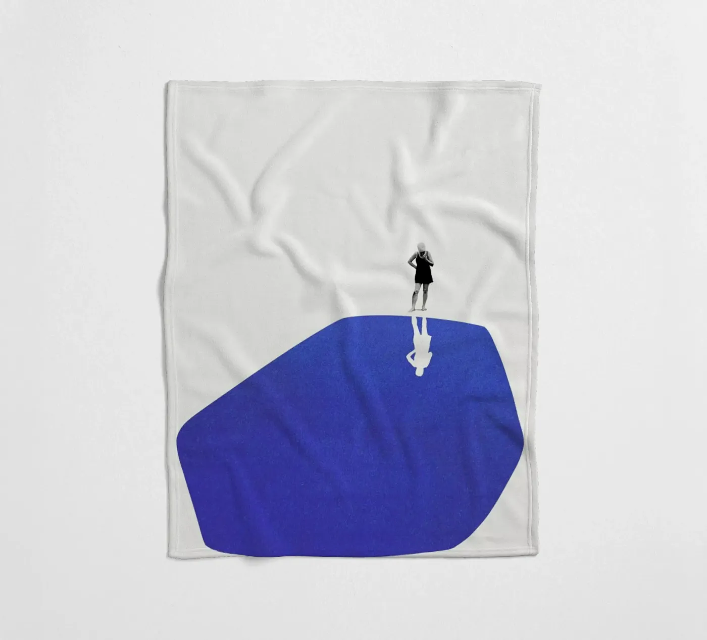 Self Reflection fleece blanket by Maarten Léon