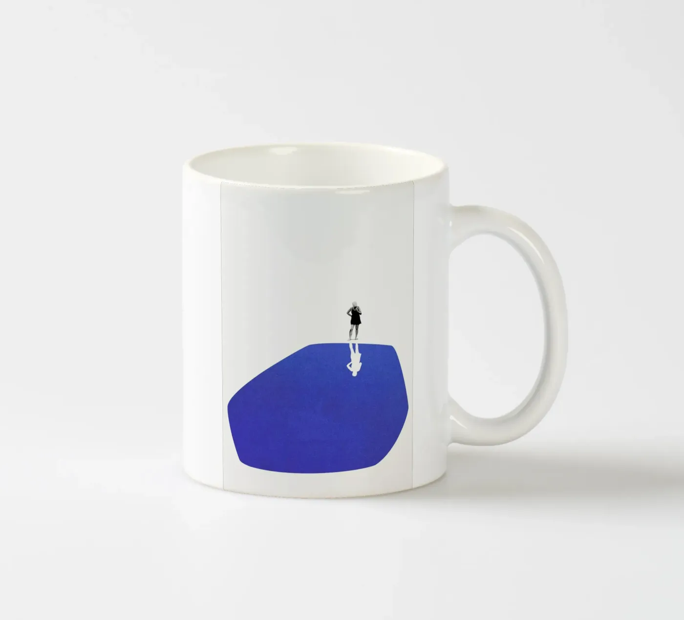 Self Reflection ceramic mug by Maarten Léon