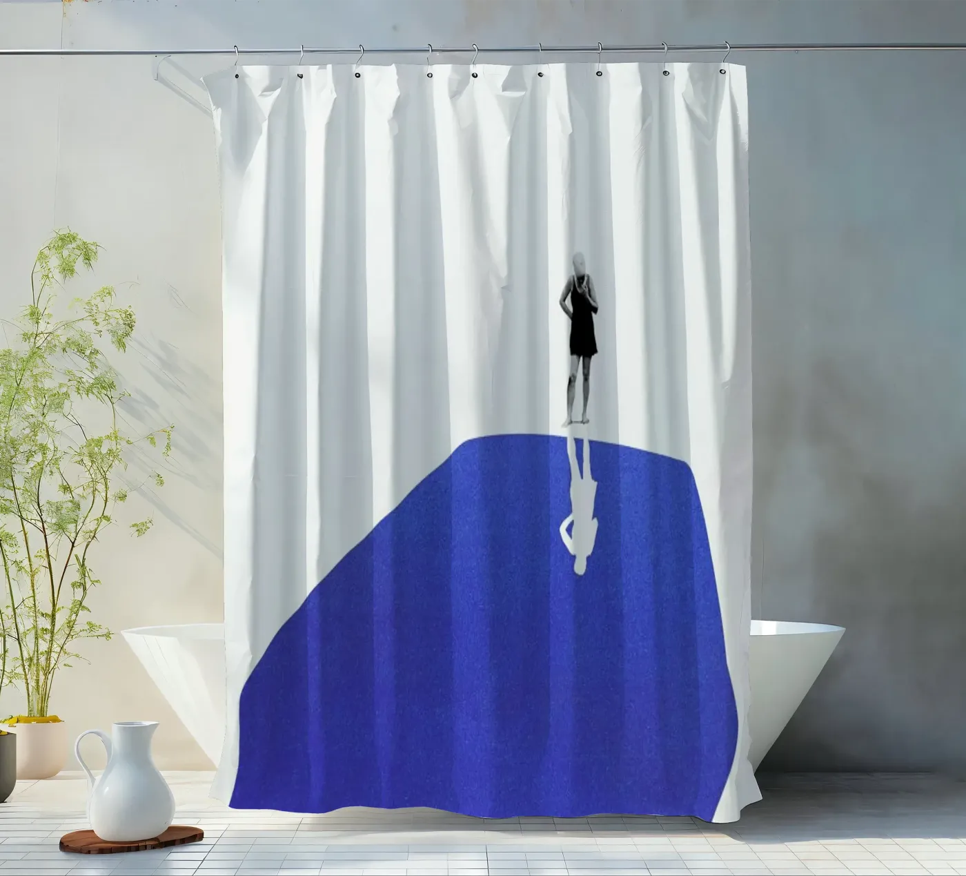 Self Reflection Duschvorhang von Maarten Léon