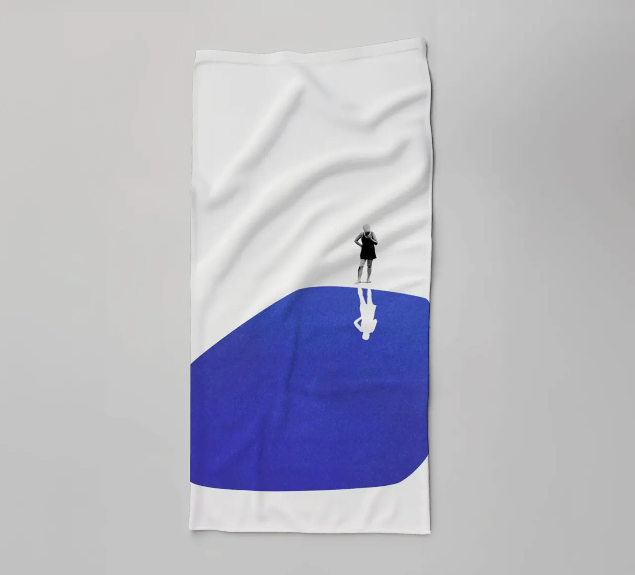 Self Reflection towel by Maarten Léon