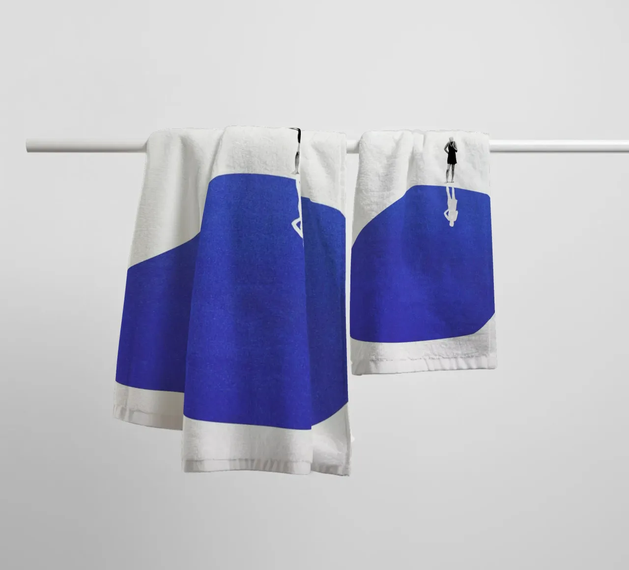 Self Reflection towel by Maarten Léon