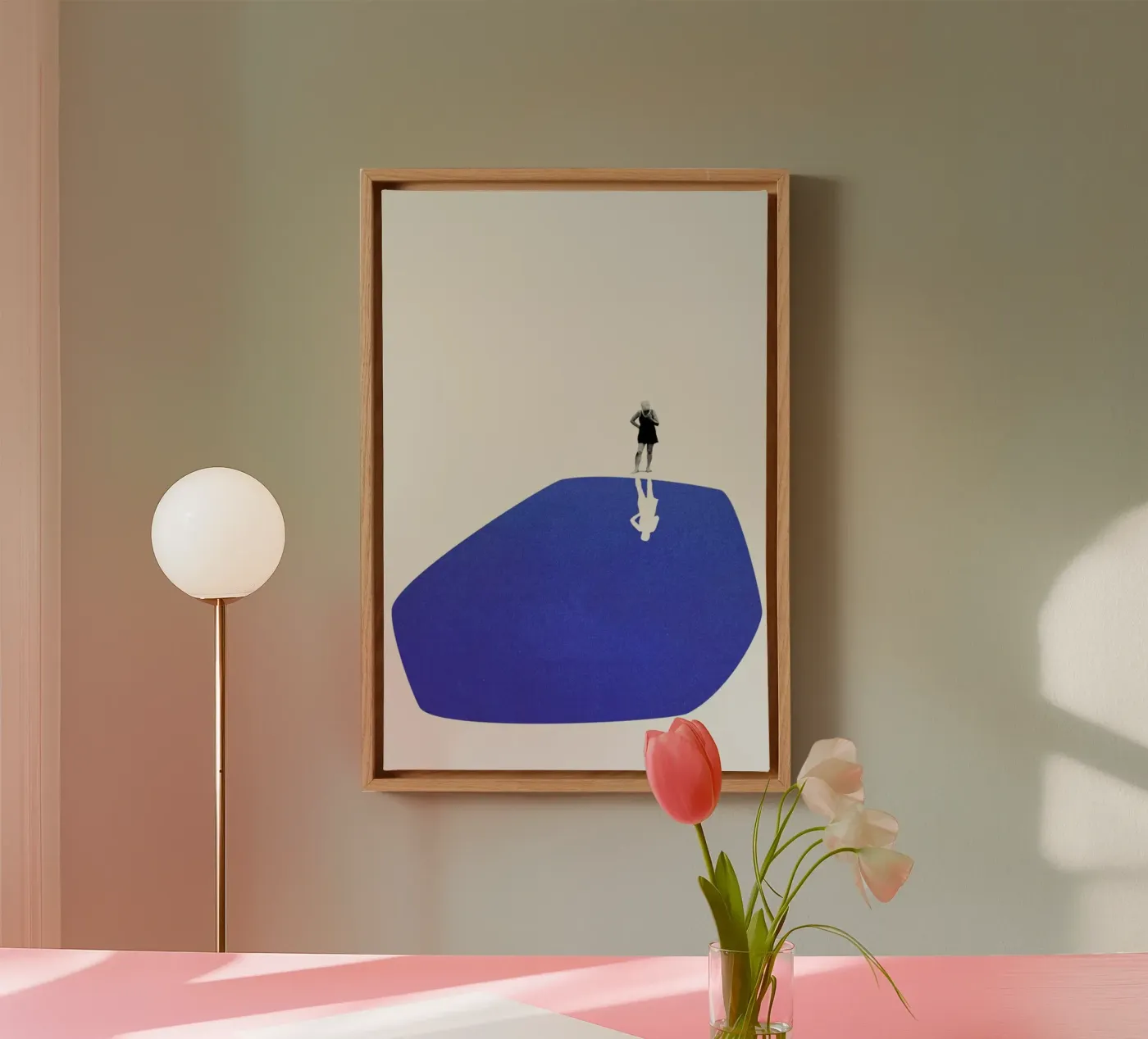Self Reflection canvas by Maarten Léon
