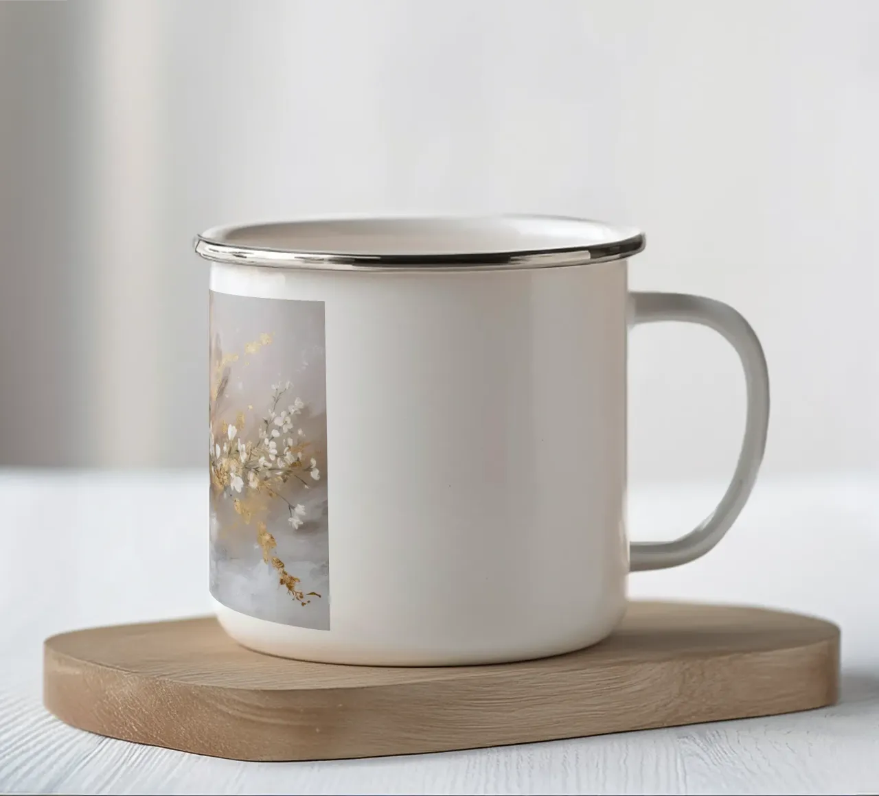 Arte da parete di Imagine tazza in smalto da Imagine