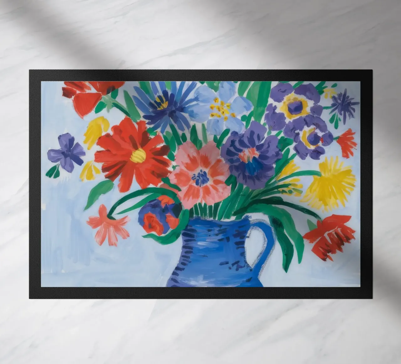 Cornucopia di fiori di cobalto zerbino da Tiga Bersama