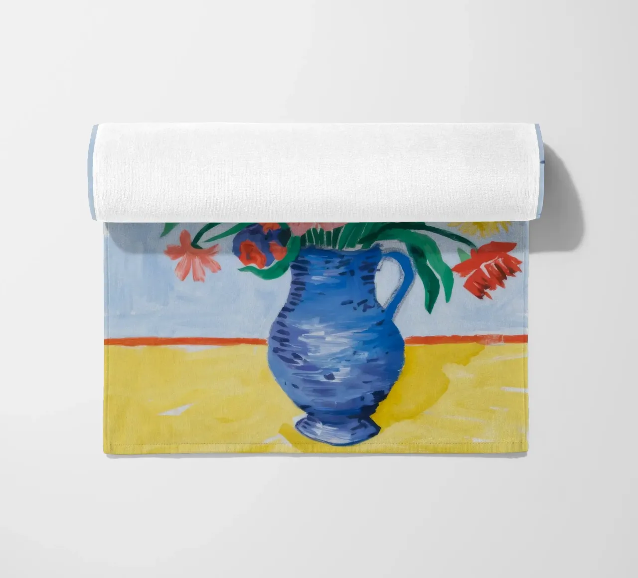 Cornucopia di fiori di cobalto telo mare da Tiga Bersama