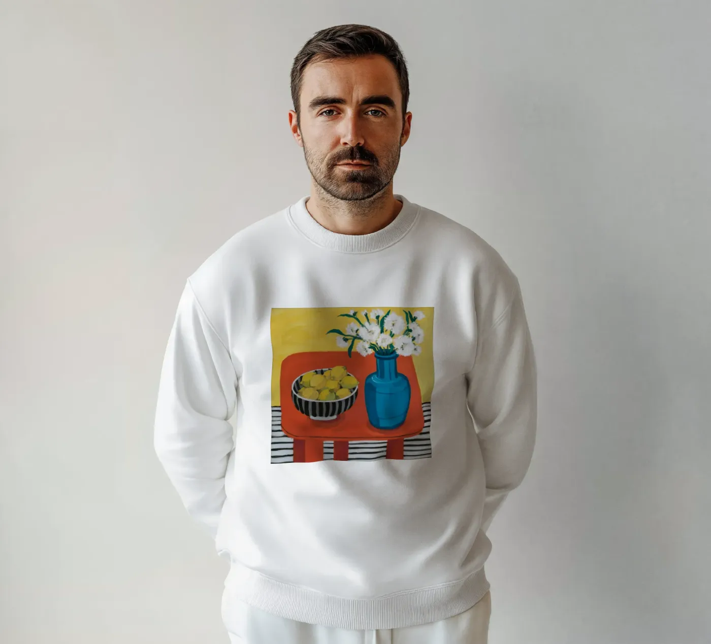 Ruby Table Stillness sweatshirt by Dawn Light