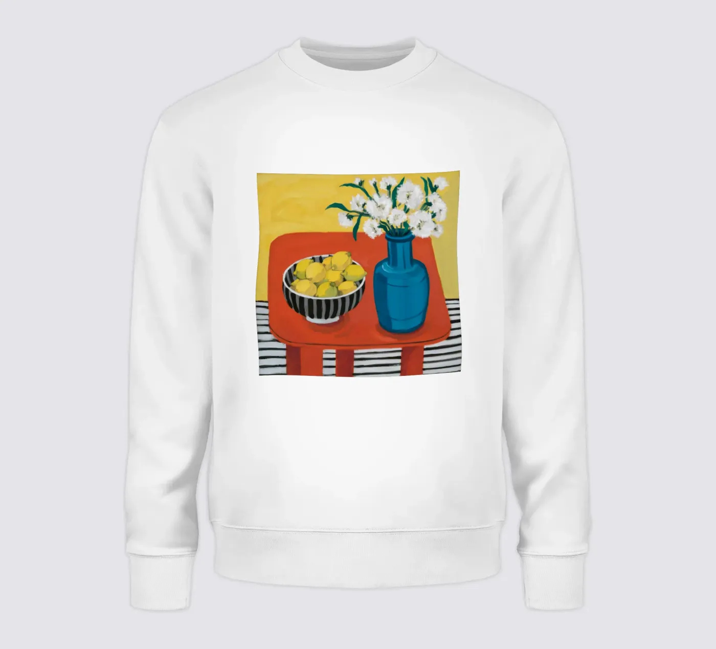 Ruby Table Stillness sweatshirt by Dawn Light