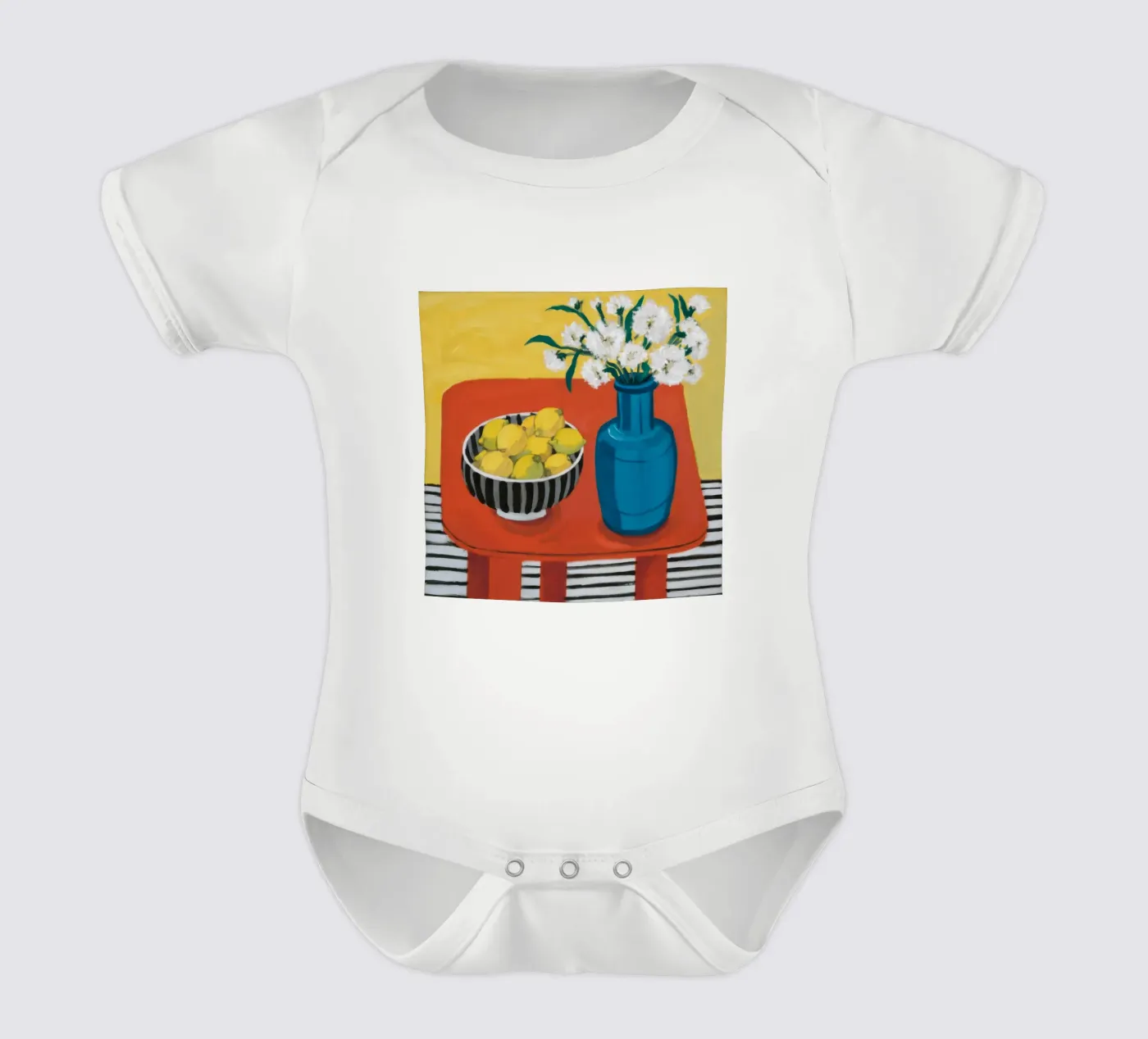 Rubin Tisch Stille Kurzarm Babybody von Dawn Light