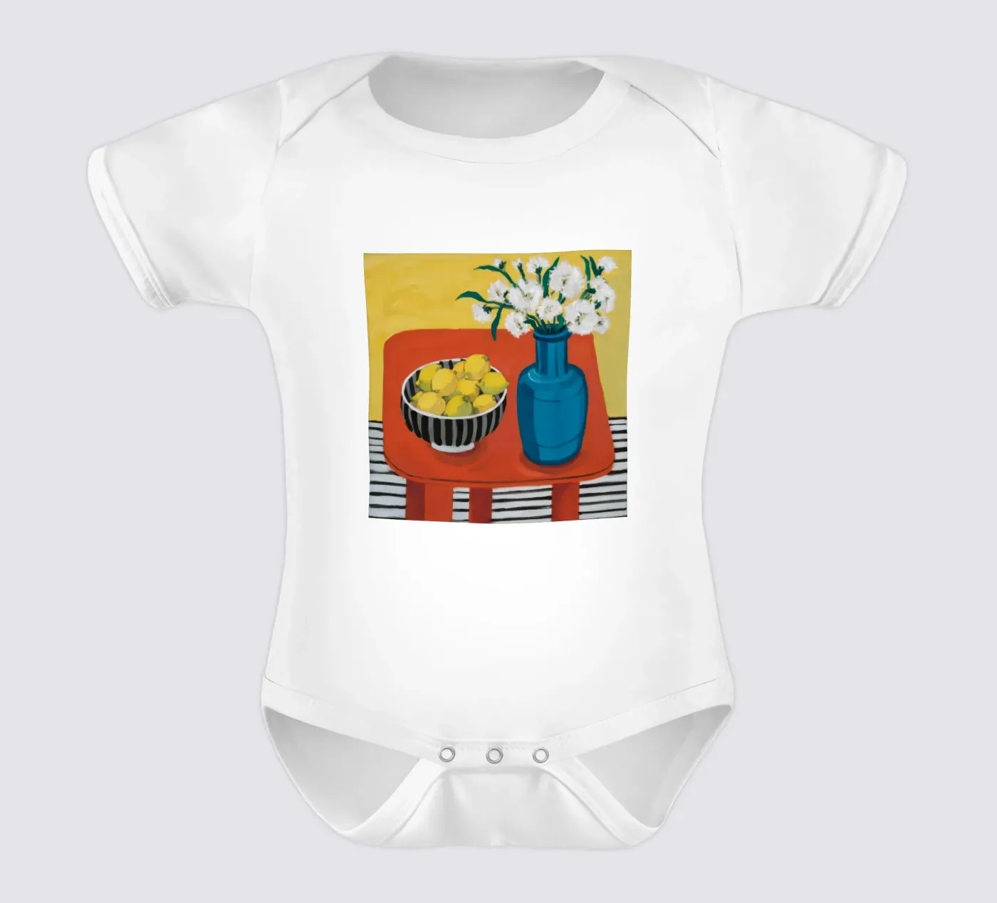 Rubin Tisch Stille Kurzarm Babybody von Dawn Light