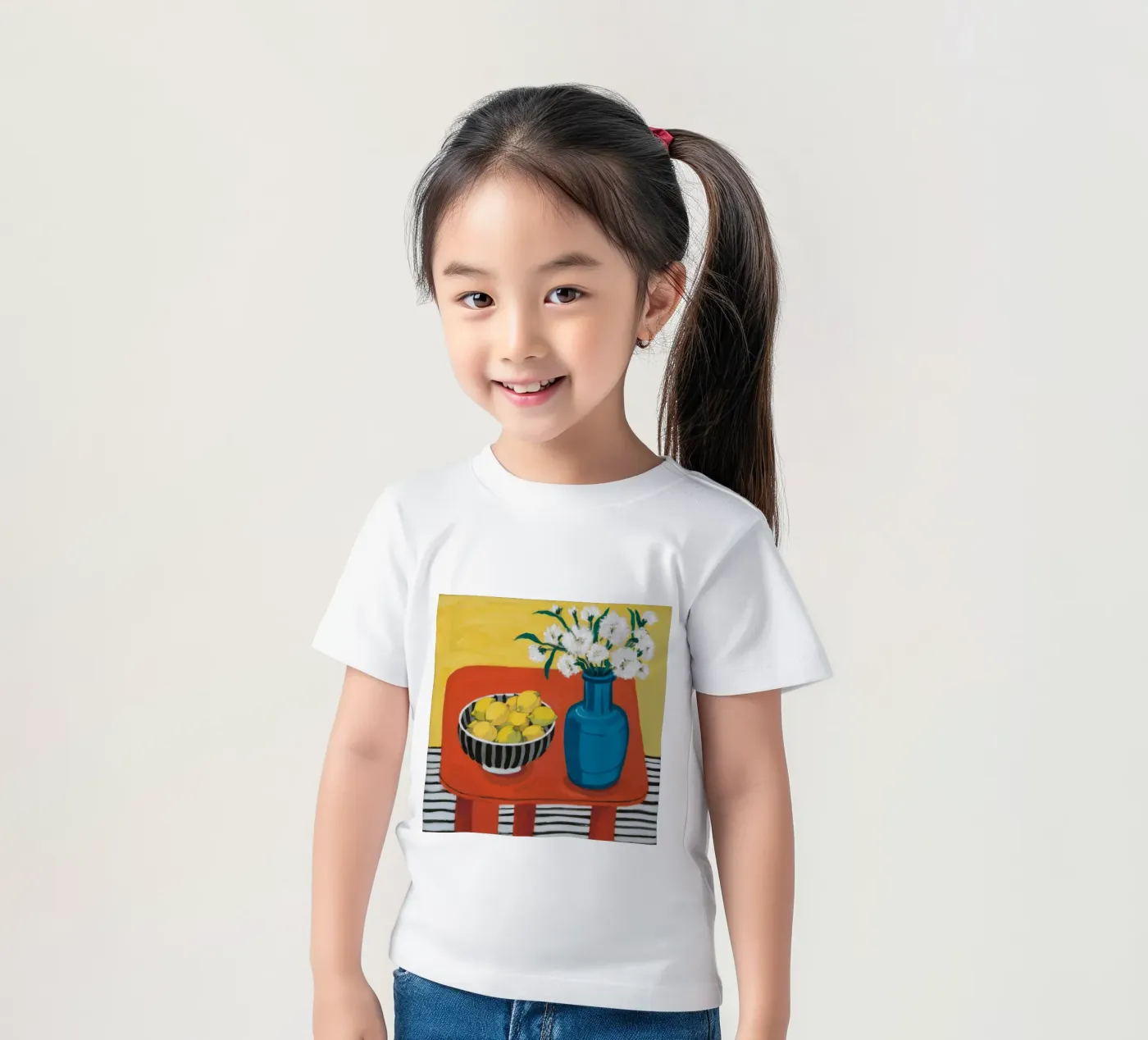 Ruby Table Stillness Kinder T-Shirt von Dawn Light