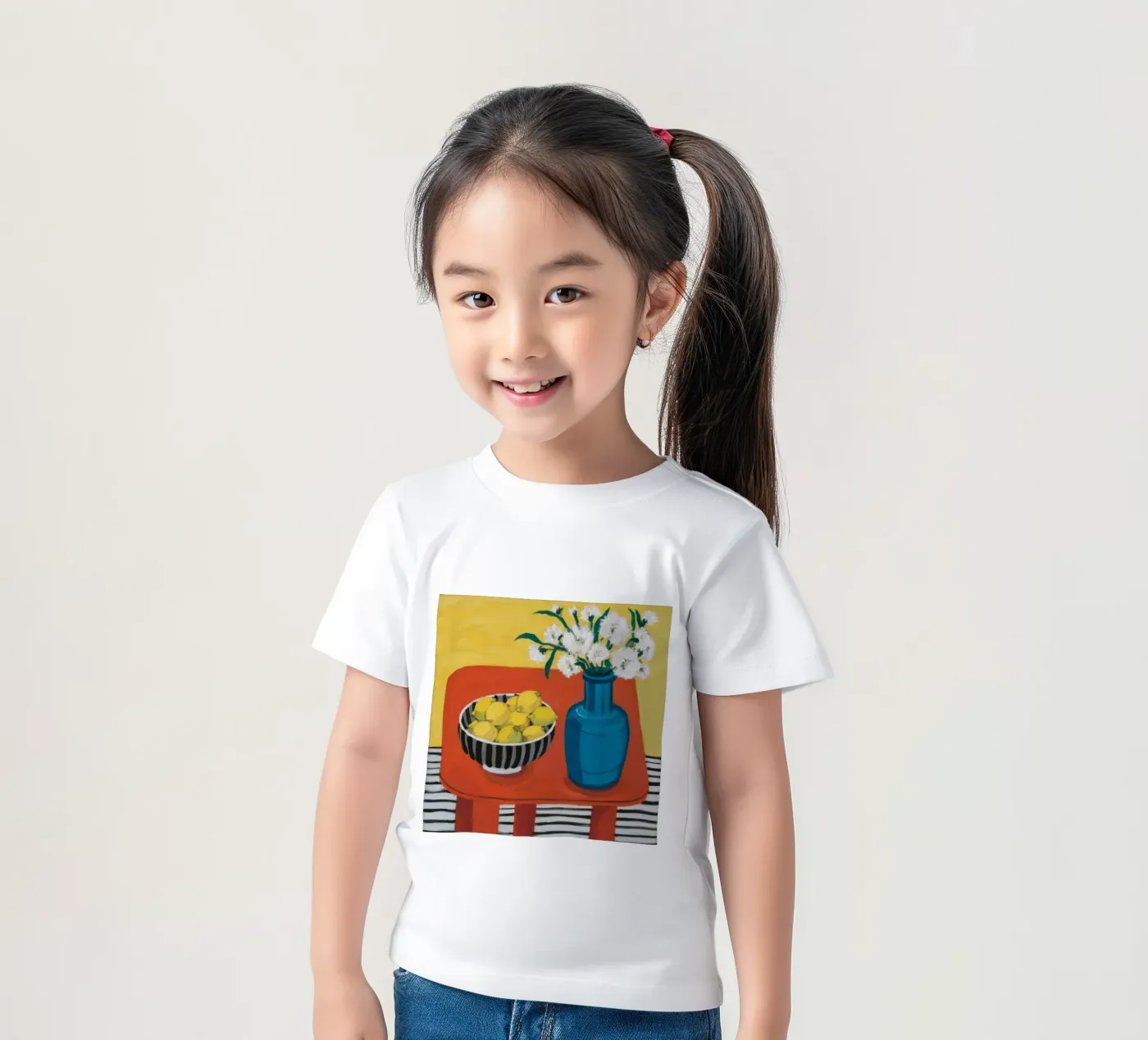 Ruby Table Stillness Kinder T-Shirt von Dawn Light