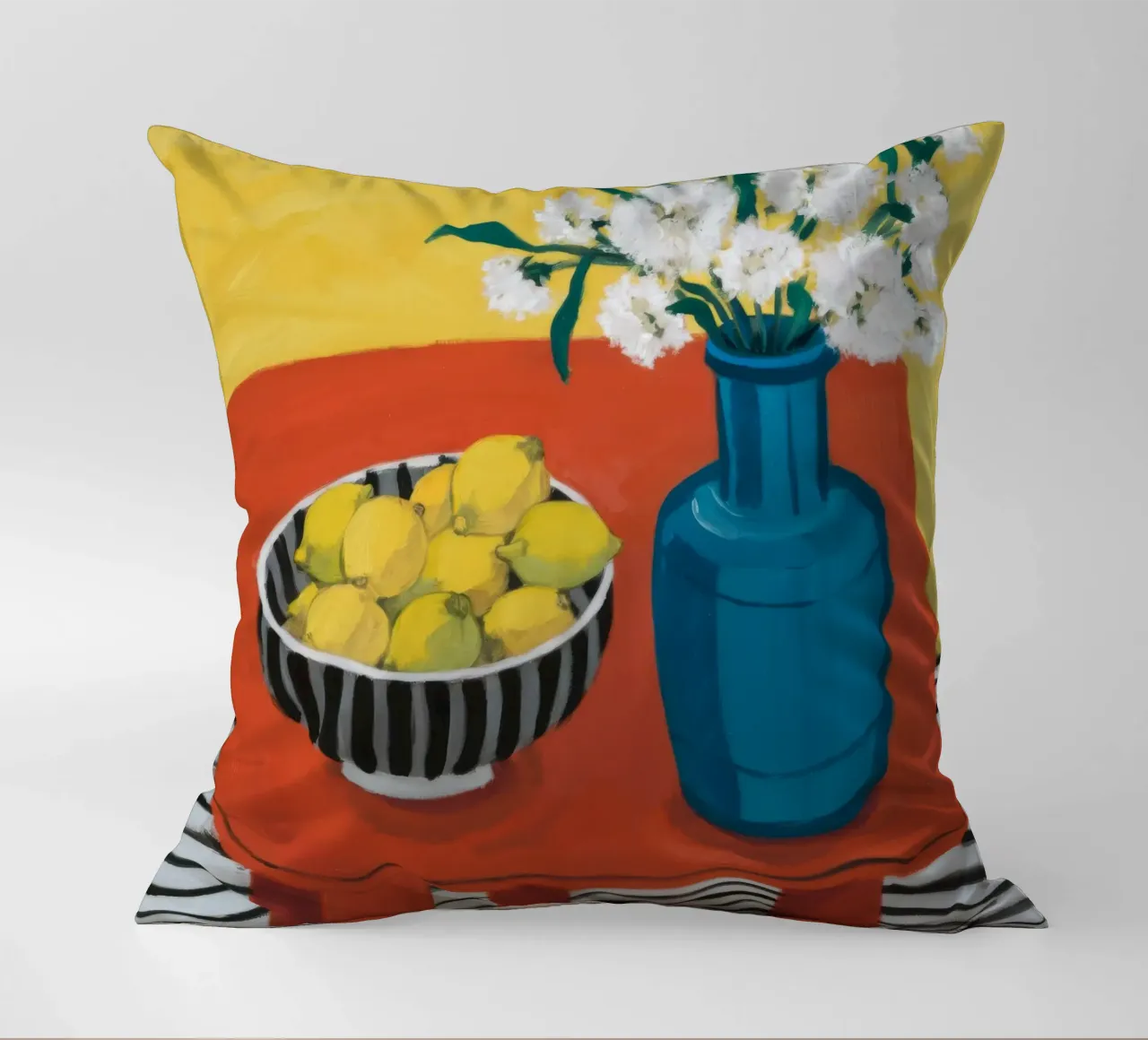 Ruby Table Stillness decorative cushion by Dawn Light
