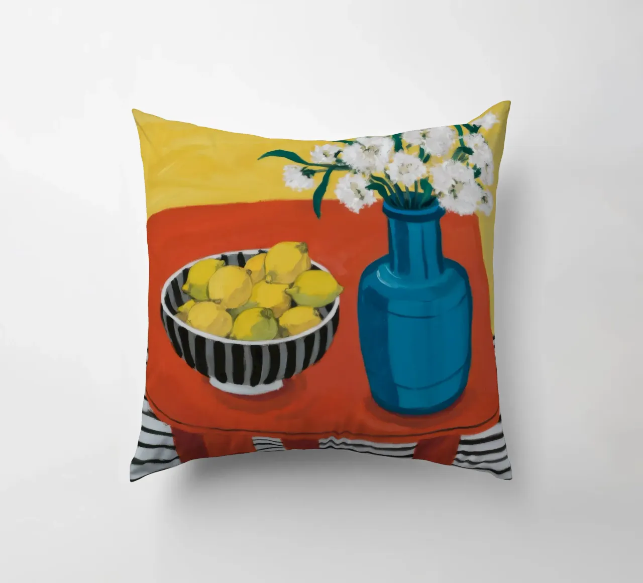 Ruby Table Stillness decorative cushion by Dawn Light