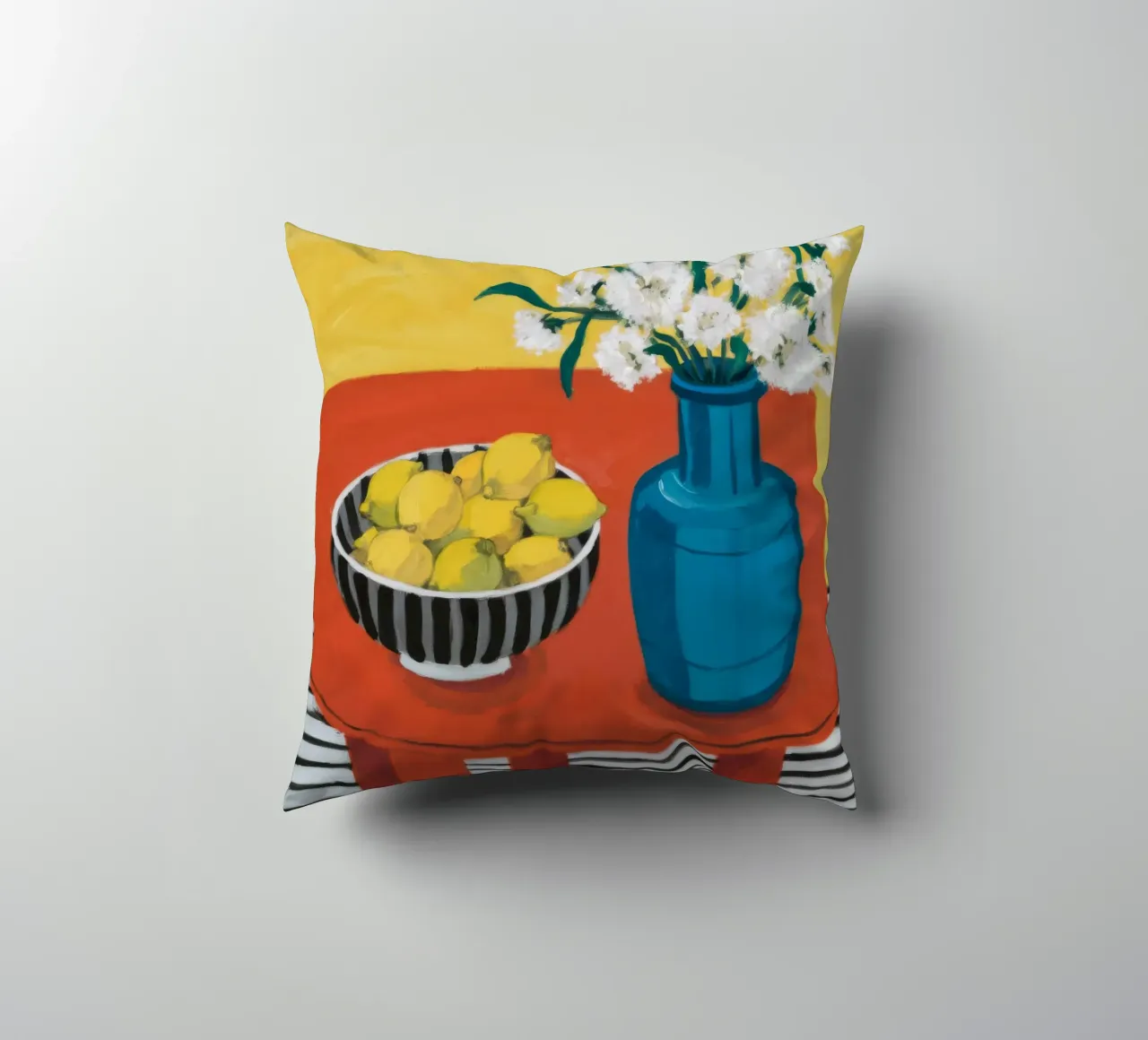 Ruby Table Stillness decorative cushion by Dawn Light