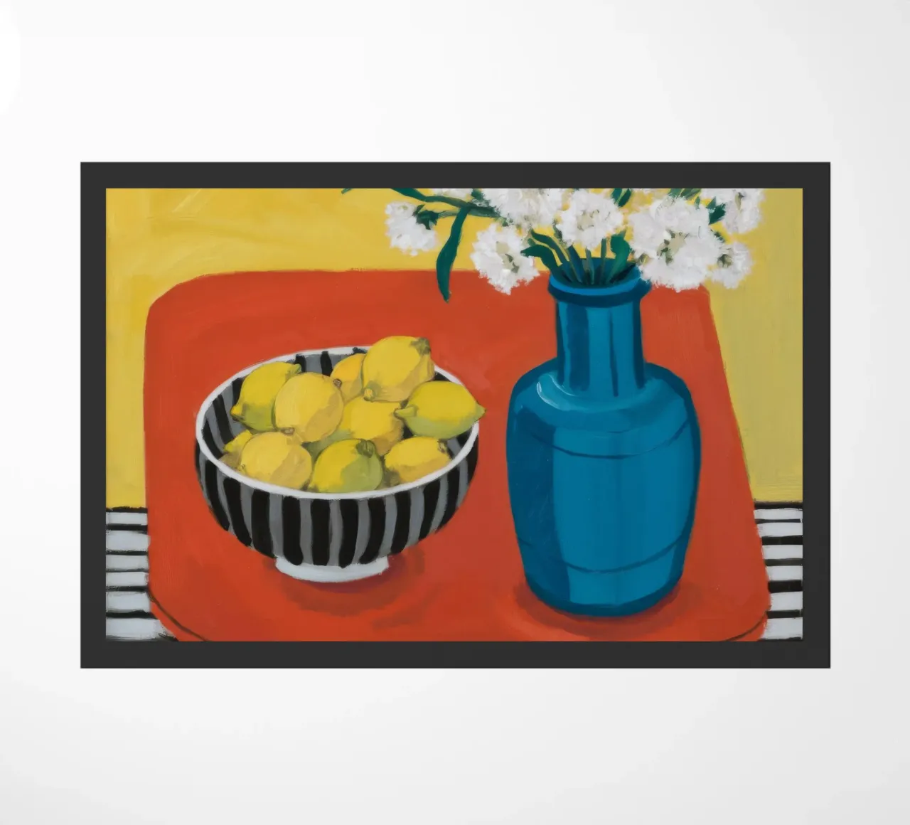 Ruby Table Stillness doormat by Dawn Light