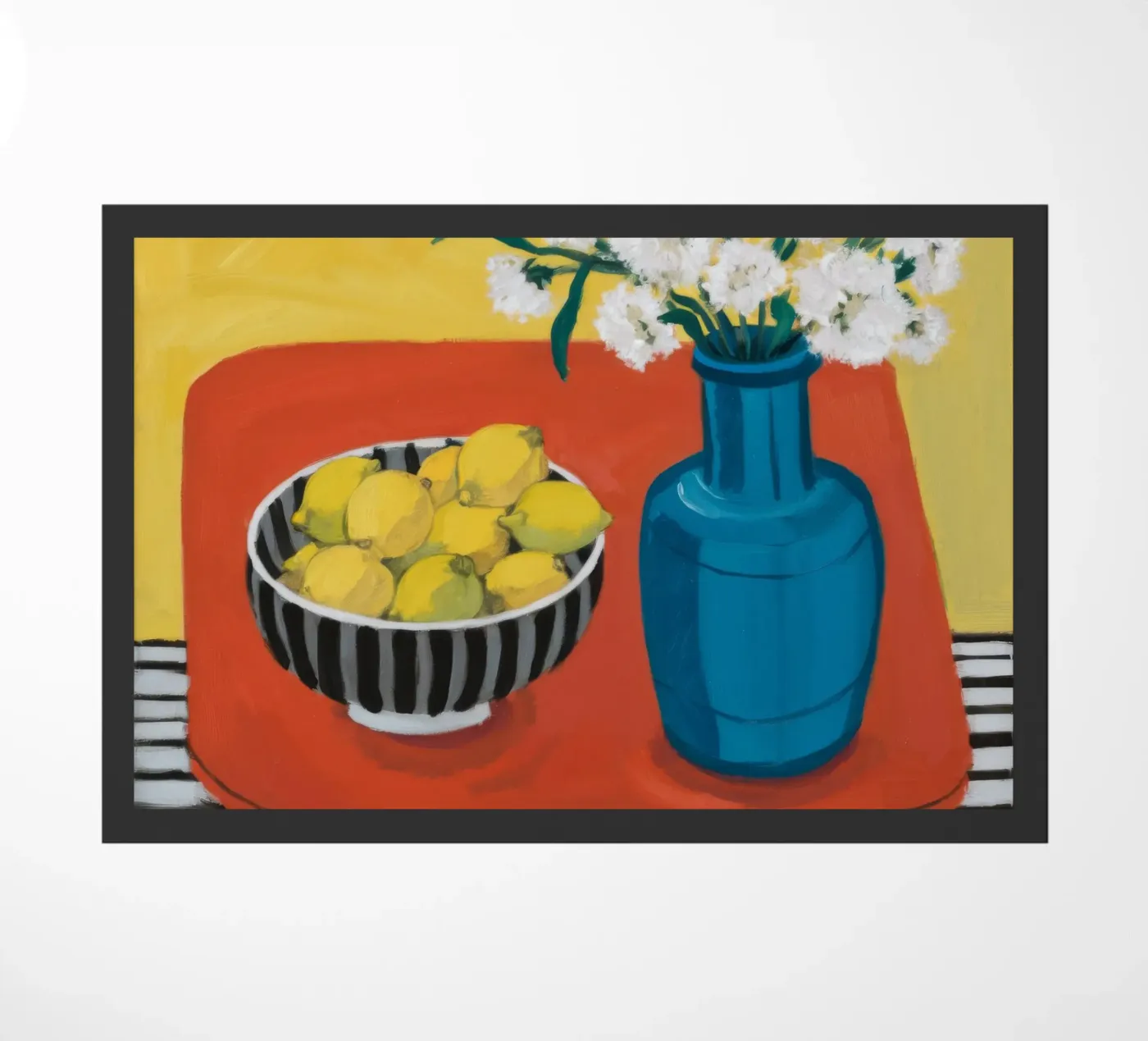 La table de rubis reste immobile paillasson de Dawn Light