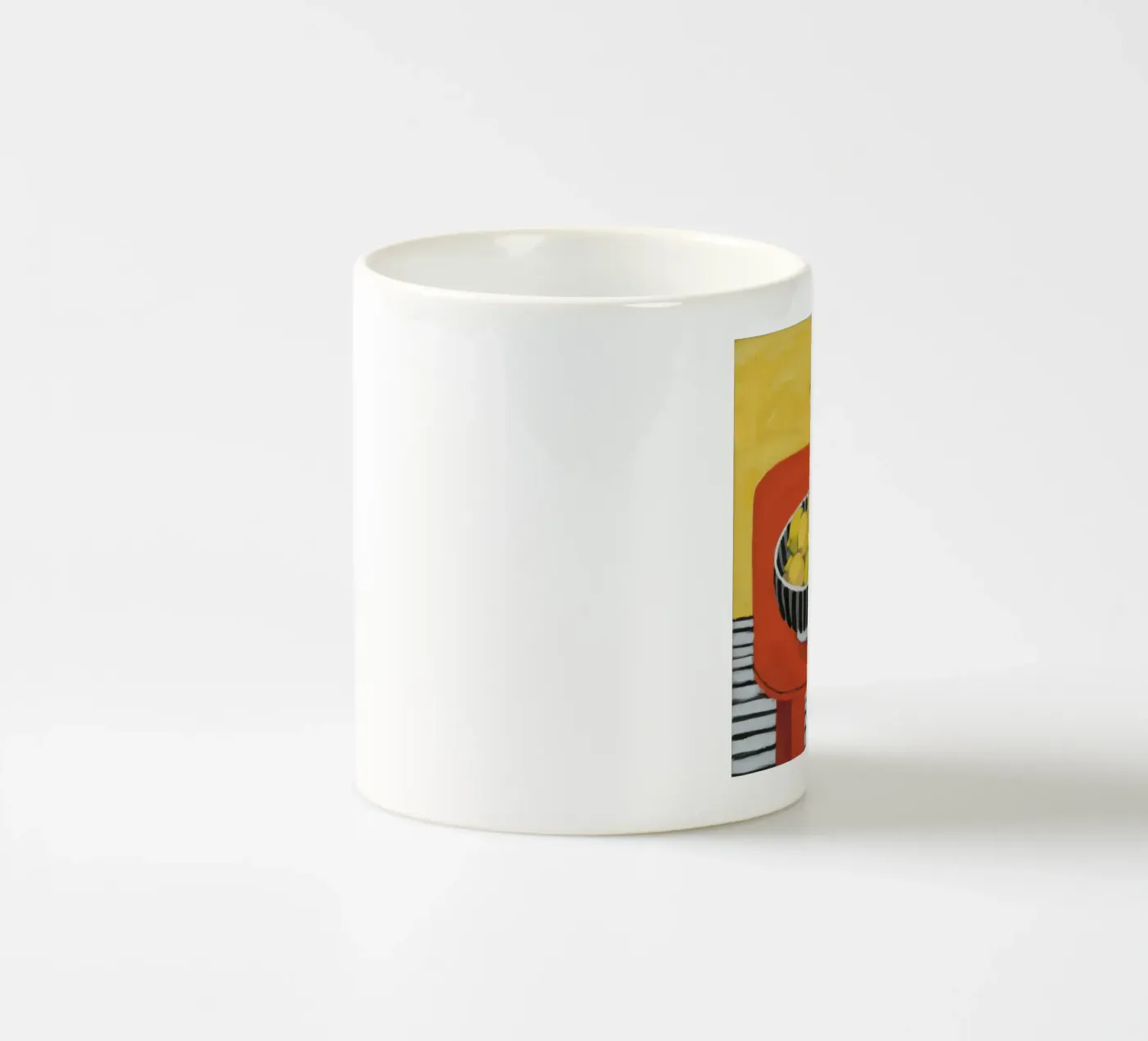 Ruby Table Stillness ceramic mug by Dawn Light