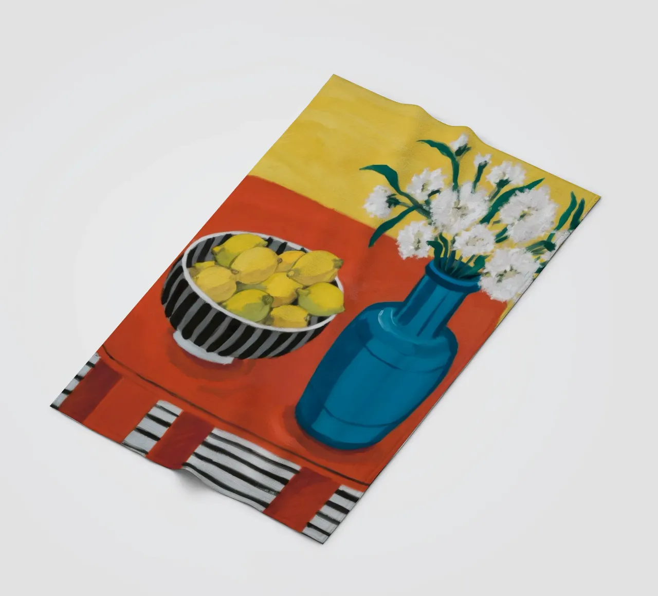 Ruby Table Stillness fleece blanket by Dawn Light