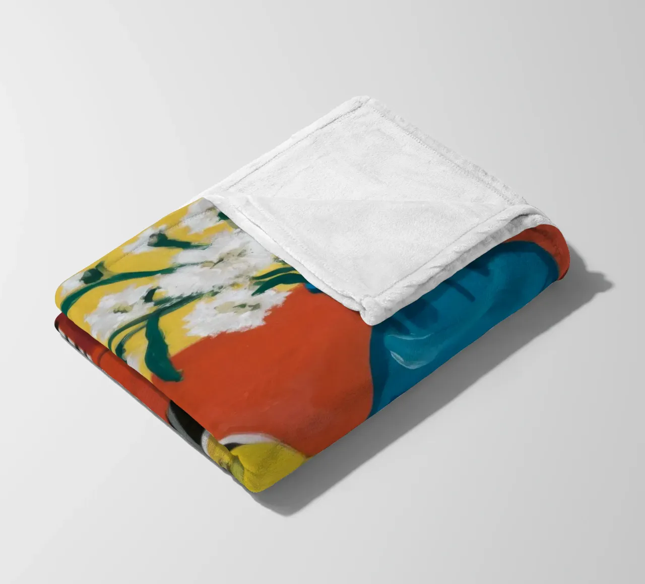 Ruby Table Stillness fleece blanket by Dawn Light