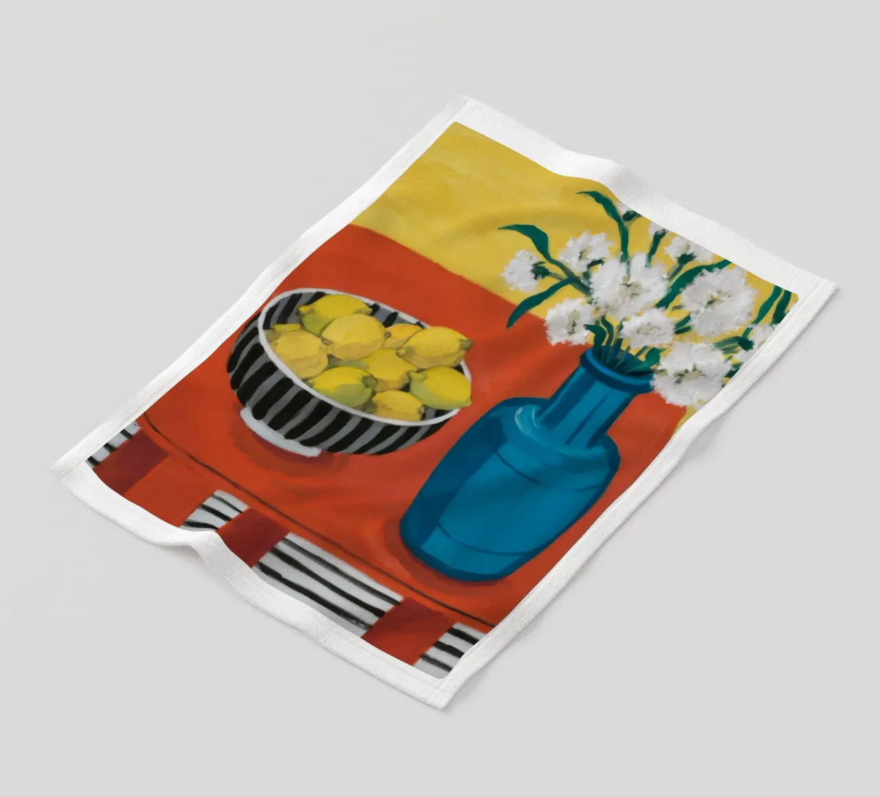 Ruby Table Stillness fleece blanket by Dawn Light