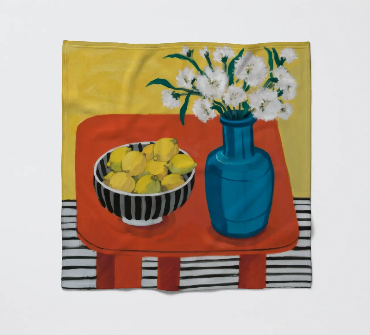 Ruby Table Stillness fleece blanket by Dawn Light