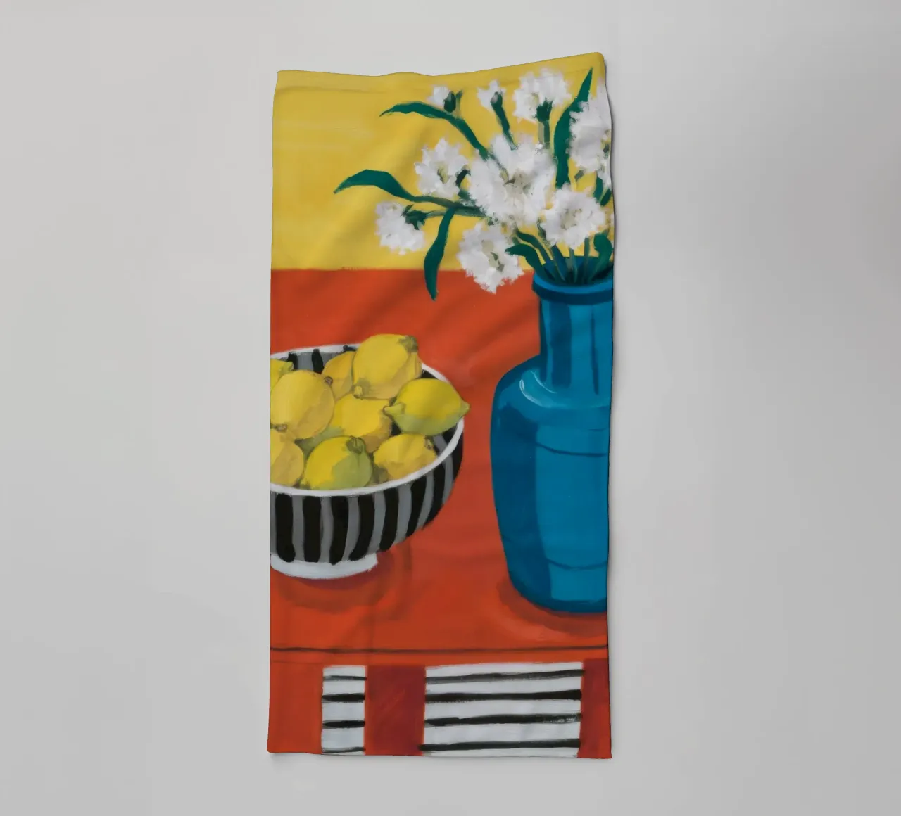 Ruby Table Stillness towel by Dawn Light