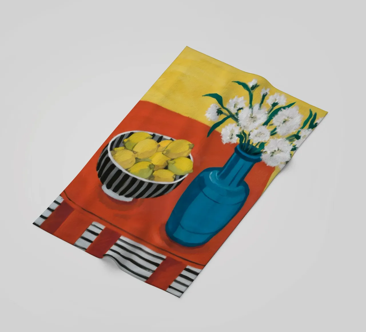 Ruby Table Stillness beach towel by Dawn Light