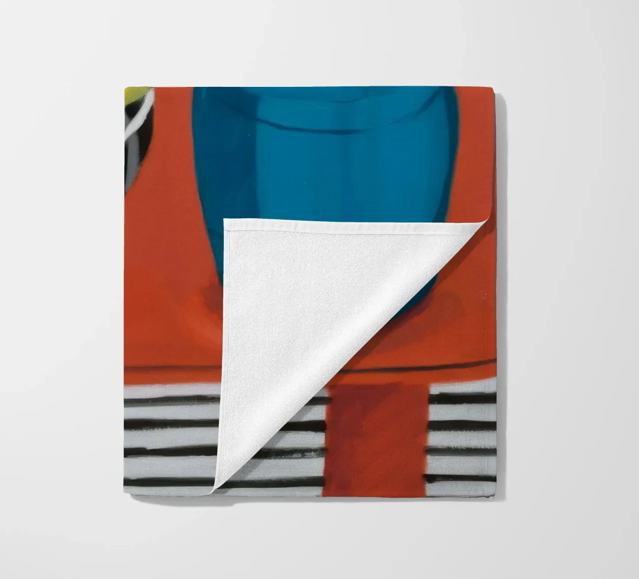 Ruby Table Stillness beach towel by Dawn Light