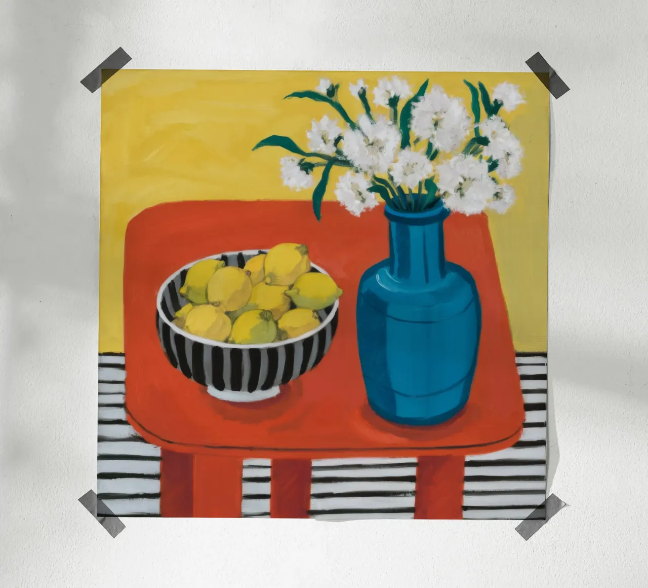 Ruby Table Stillness poster by Dawn Light