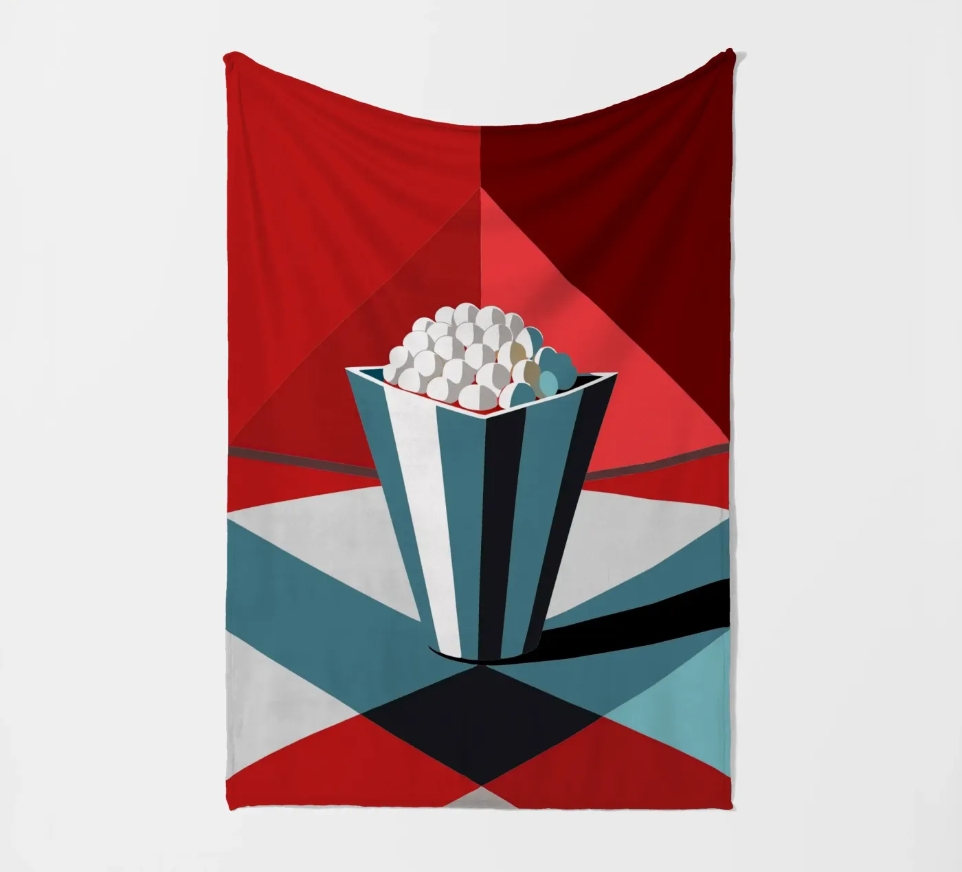 popcorn vector Fleecedecke von zaidza