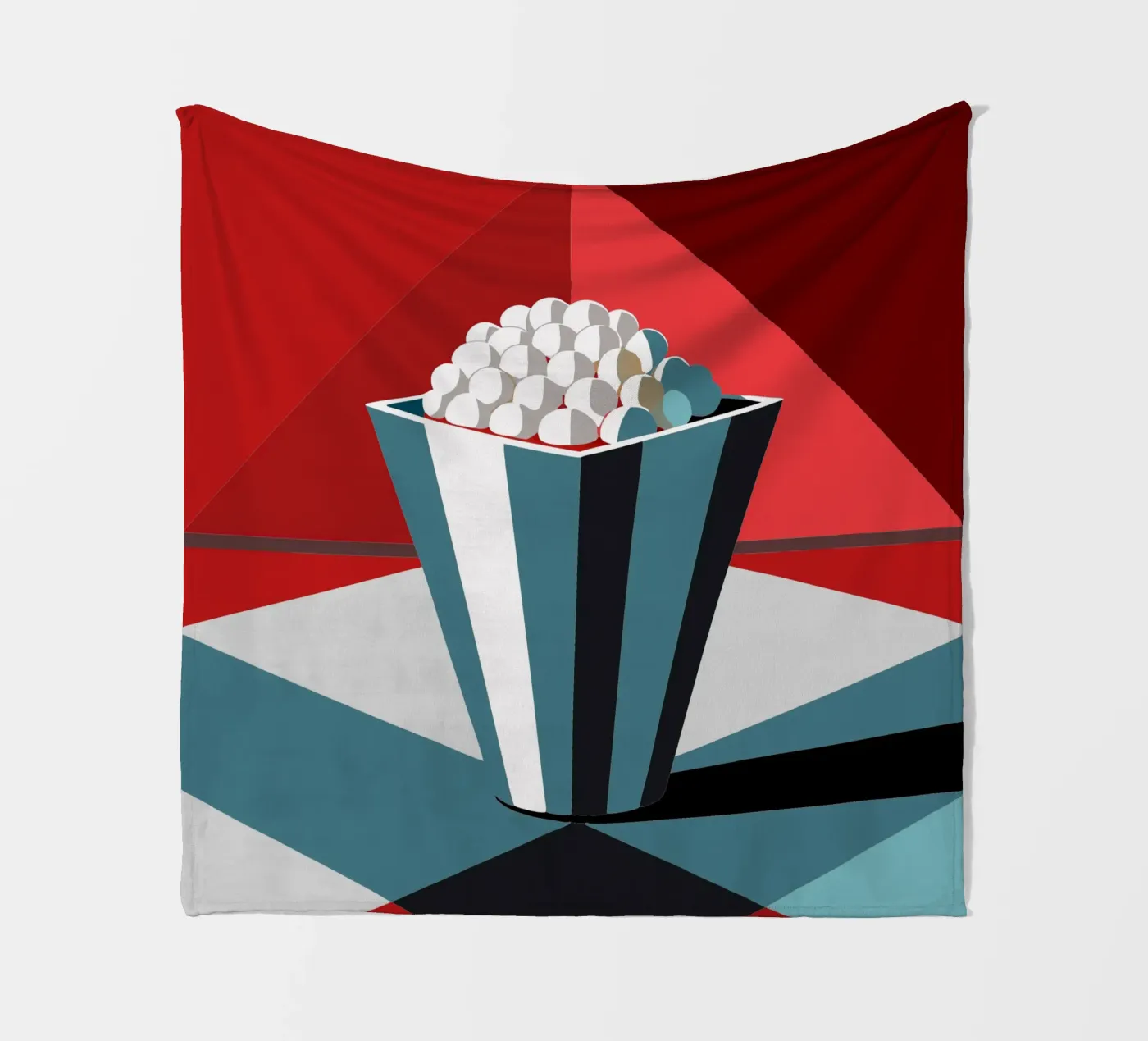 popcorn vector Fleecedecke von zaidza