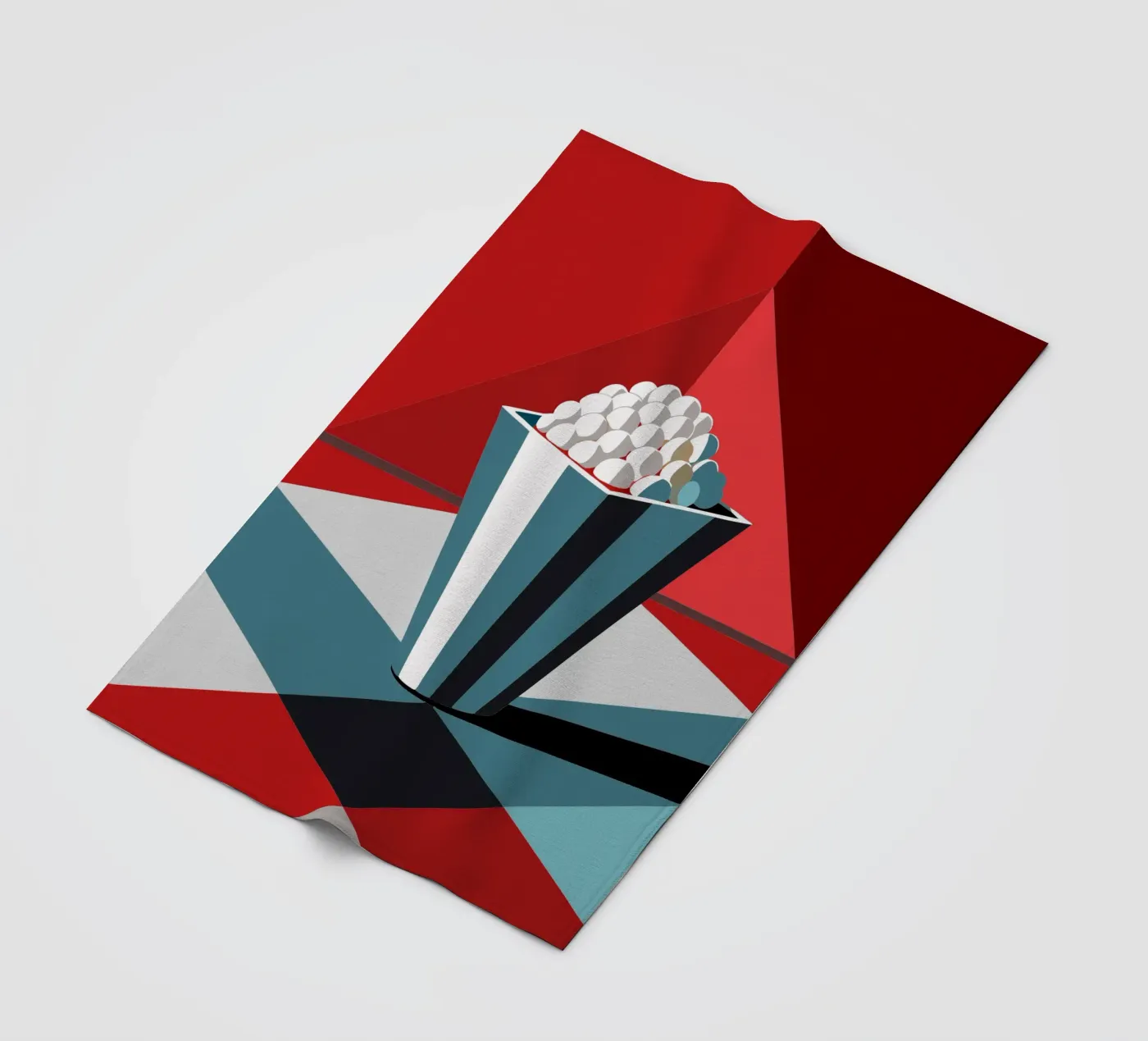 popcorn vector Fleecedecke von zaidza