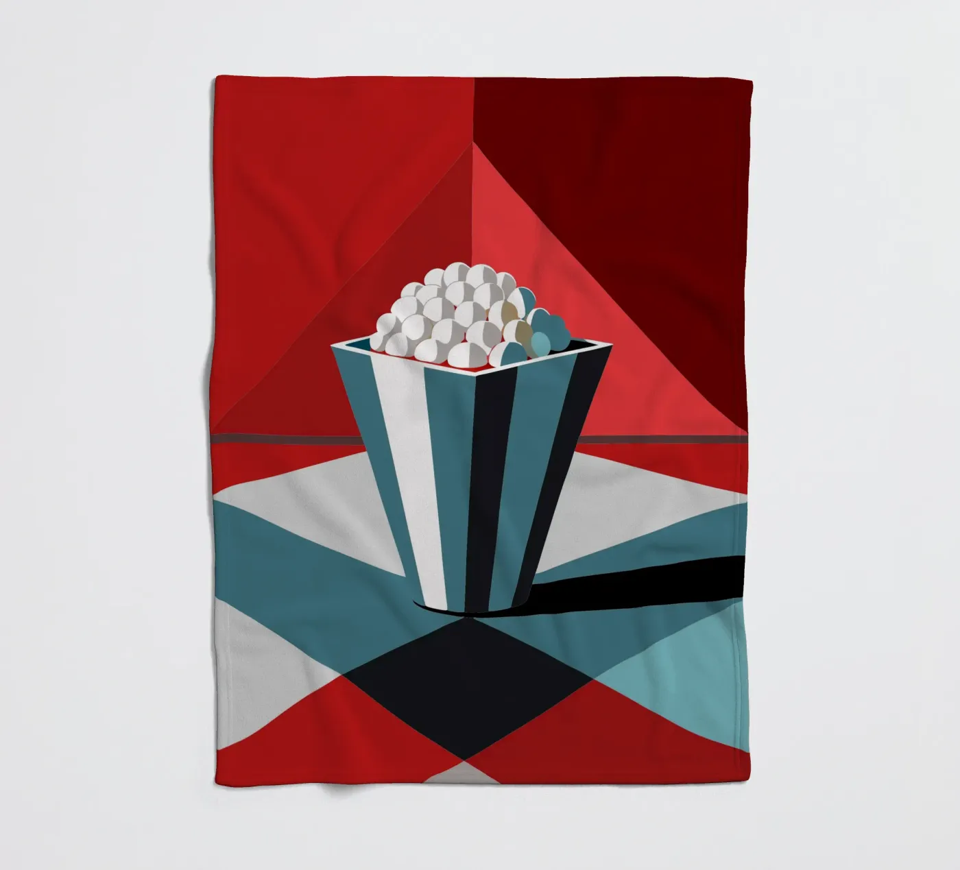 popcorn vector Fleecedecke von zaidza